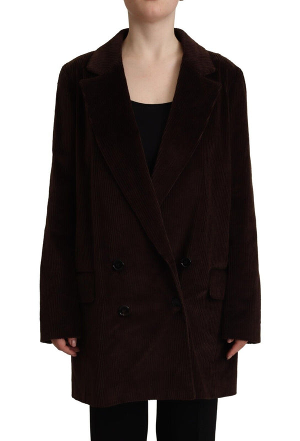 Dolce & Gabbana 98% Cotton 2% Elastane blazer in brown