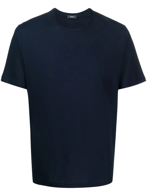 Herno Cotton 100% t-shirt in navy
