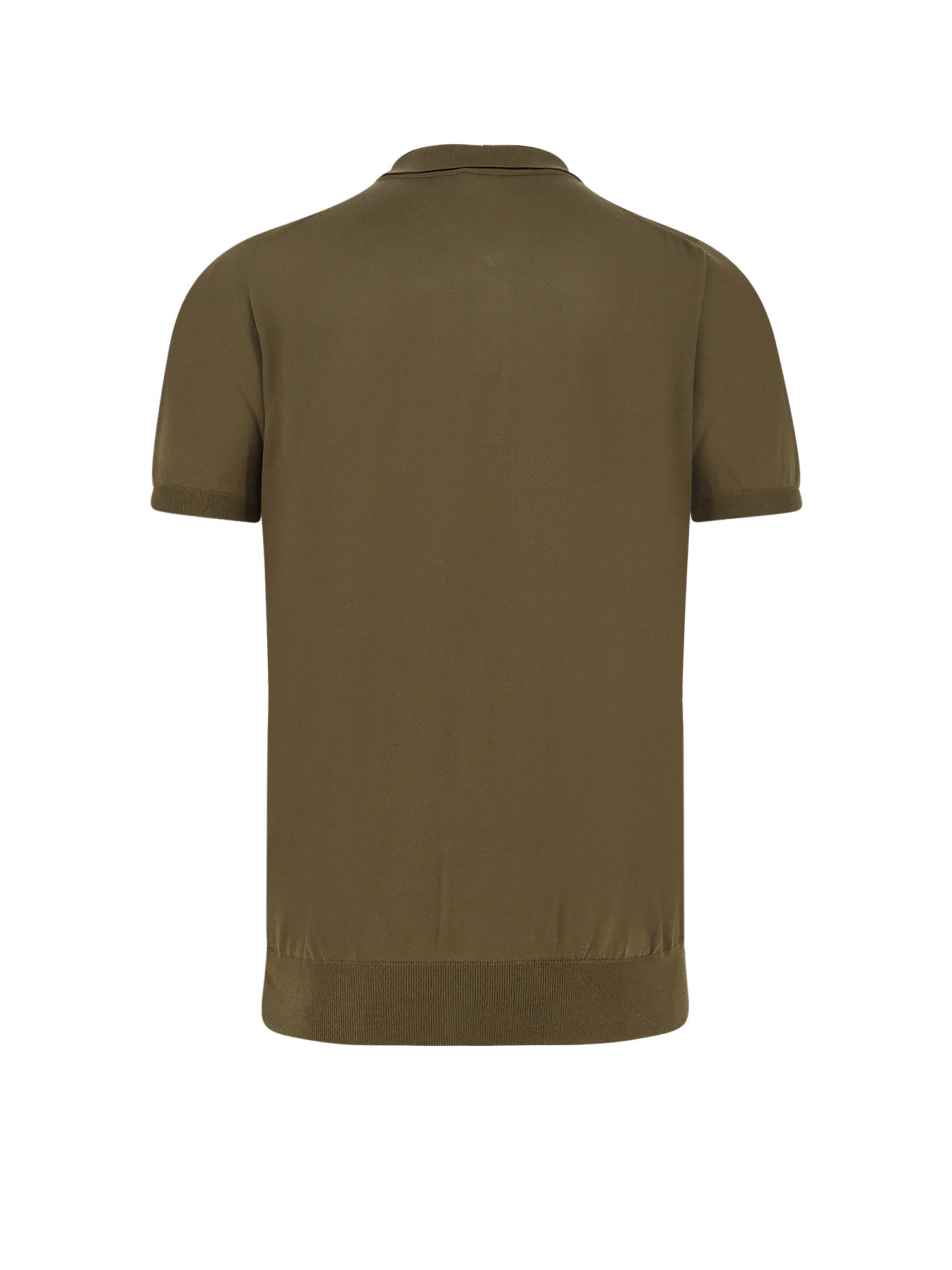 KITON CIRO PAONE T-shirts and Polos Green Cotone