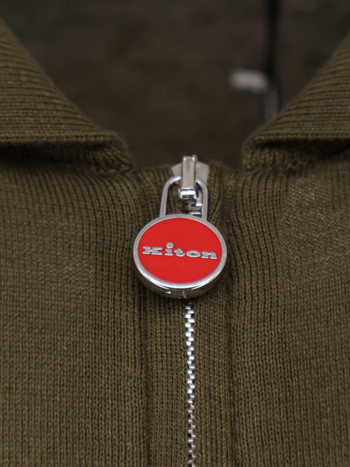 KITON CIRO PAONE T-shirts and Polos Green Cotone