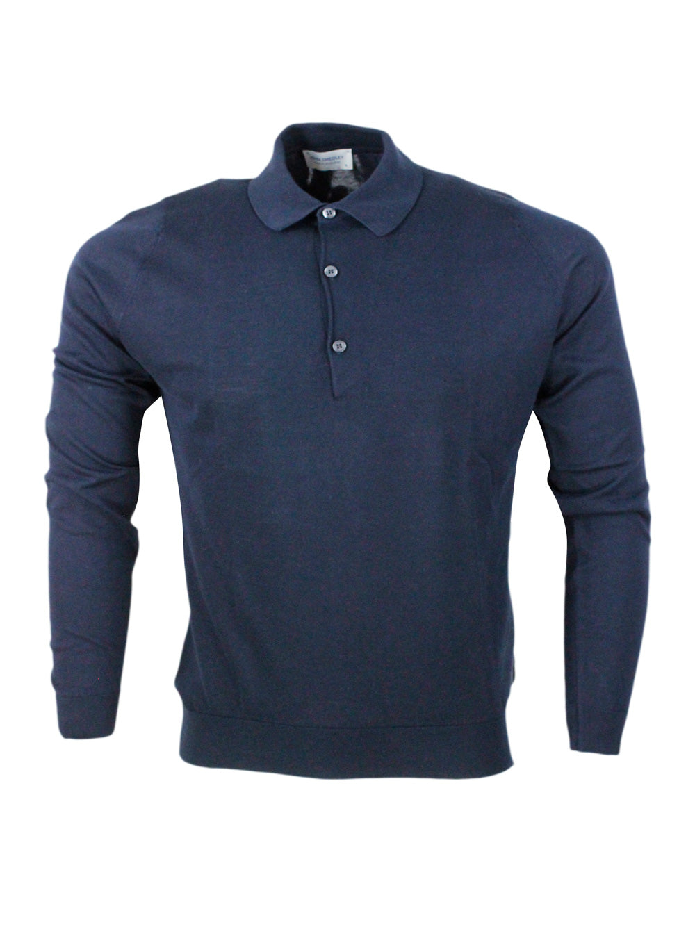 John Smedley T-Shirts And Polos Blue 100co