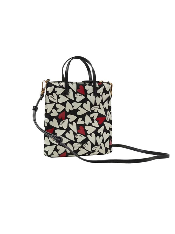 Pinko 80% Polyester shoulder bag in black