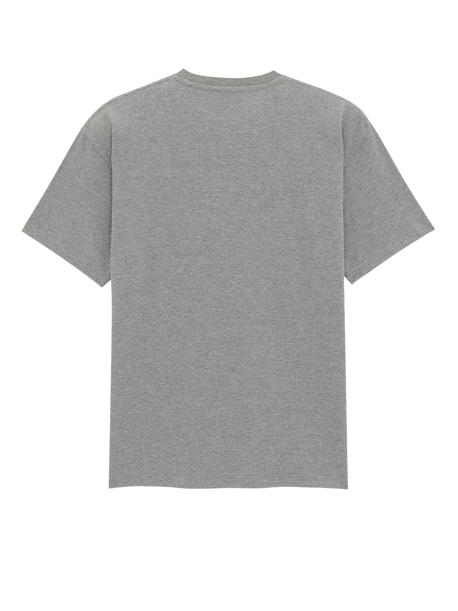 Saint Laurent T-shirts and Polos Gris Chine/jaune Cotone Poliestere