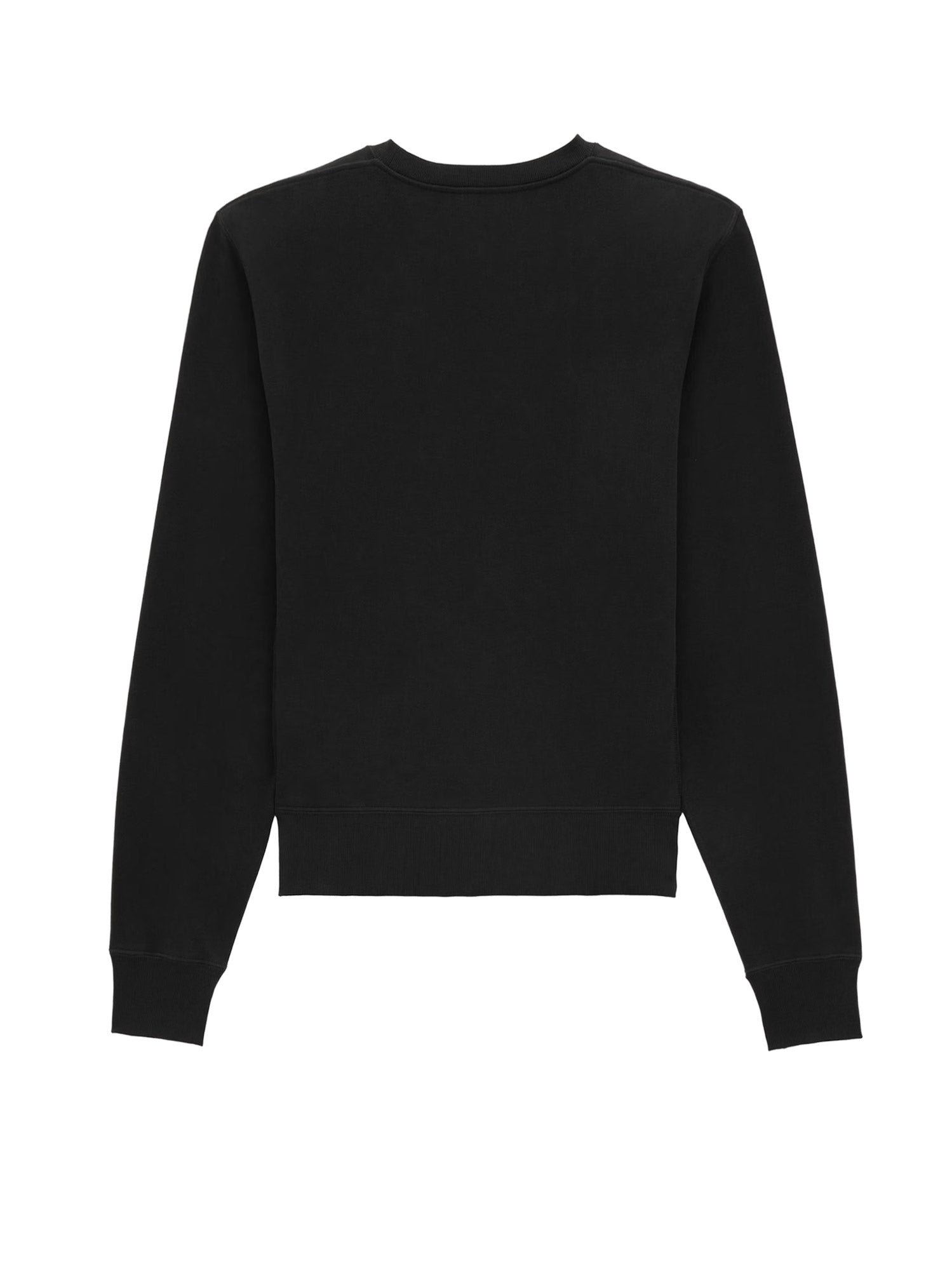 Saint Laurent Sweaters Black Cotone Elastan