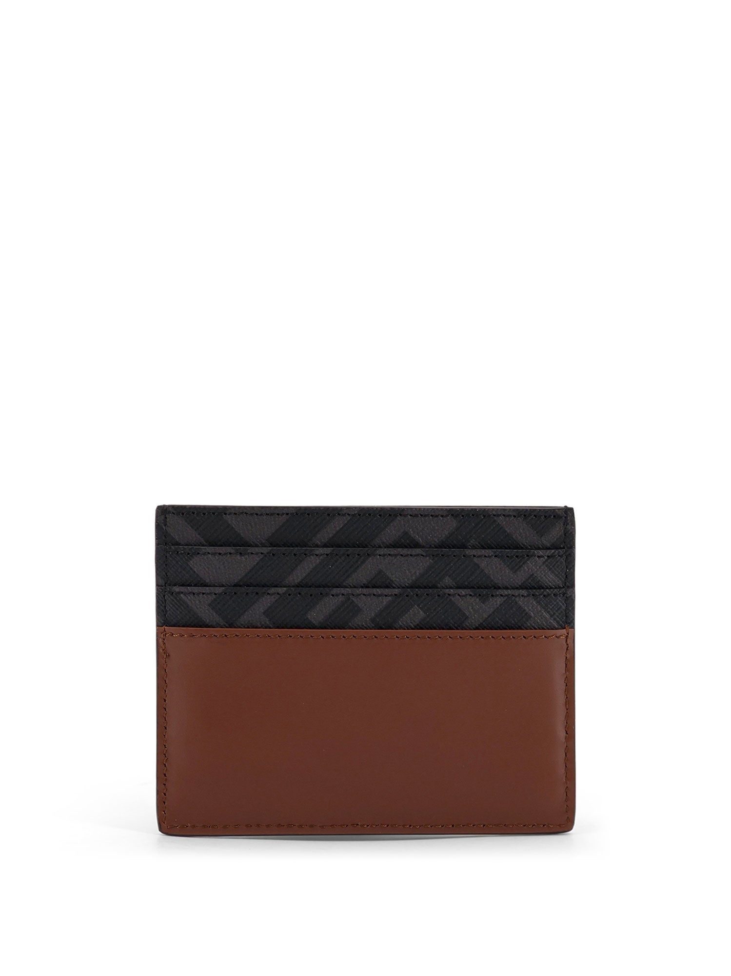 Fendi Wallets Durk Nut Pelle/tessuto Ff