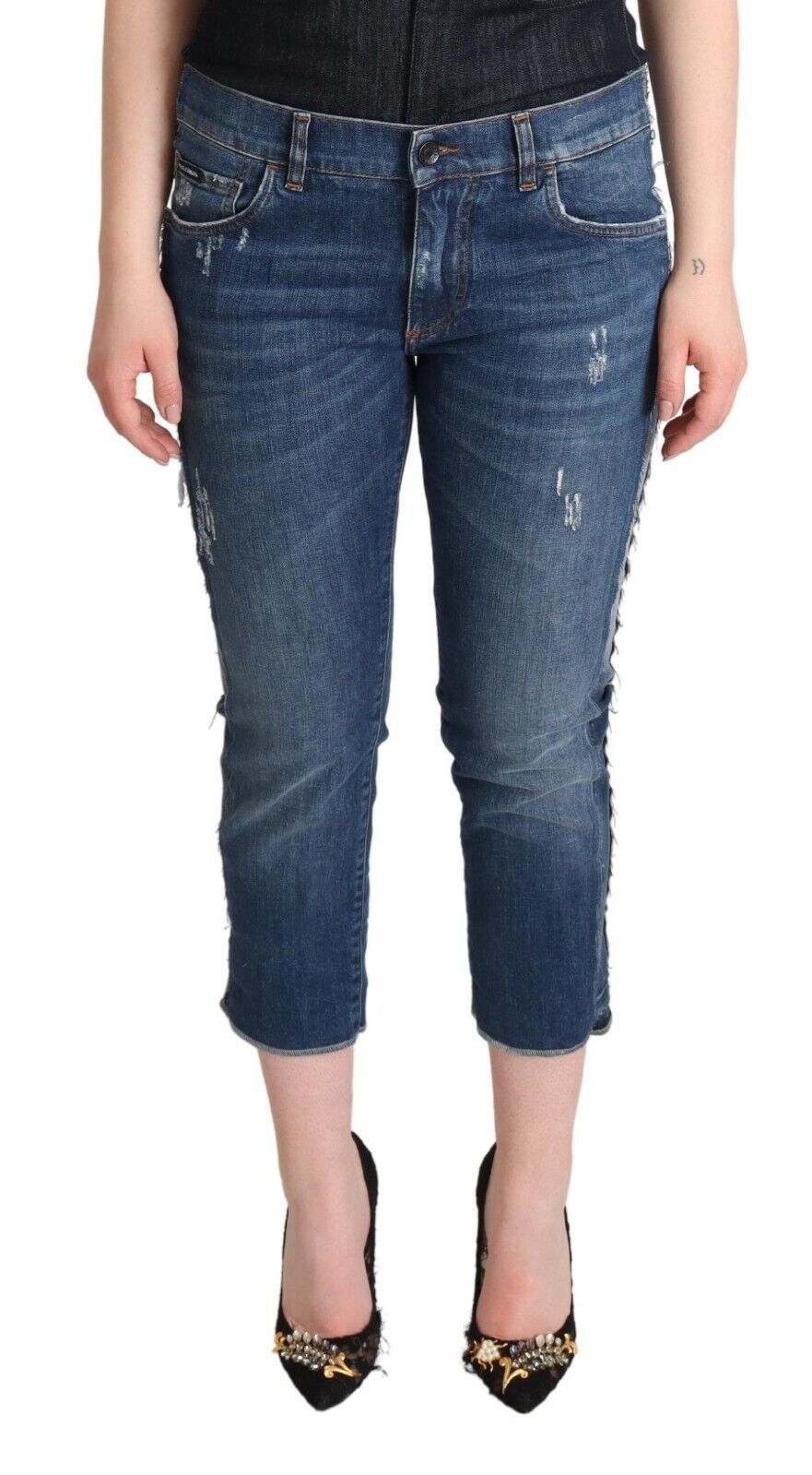 Dolce & Gabbana 100% Cotton jeans in blue