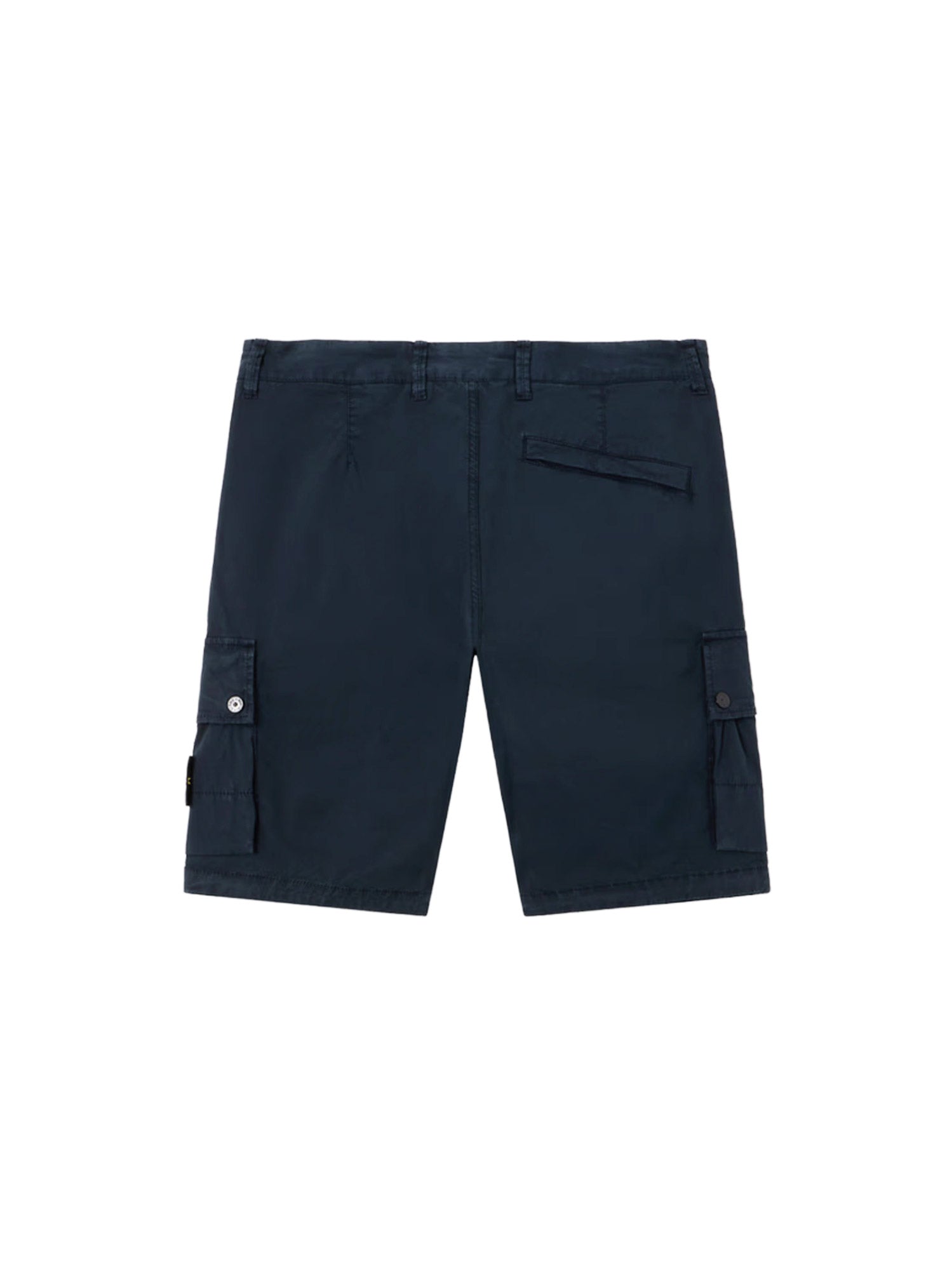 Stone Island Shorts Blue Cotone Organico Elastan