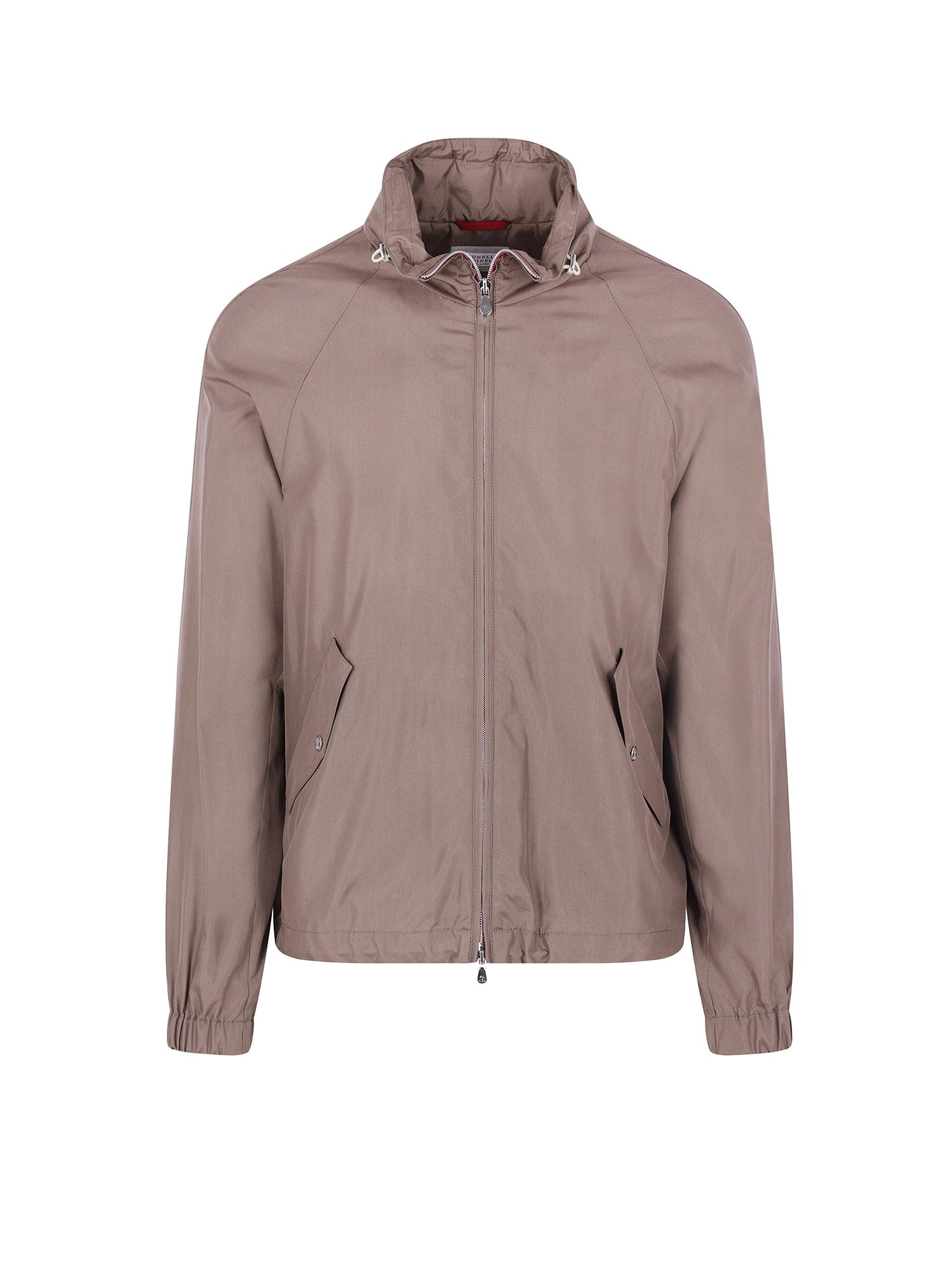 Brunello Cucinelli Jackets Brown Seta Poliuretano