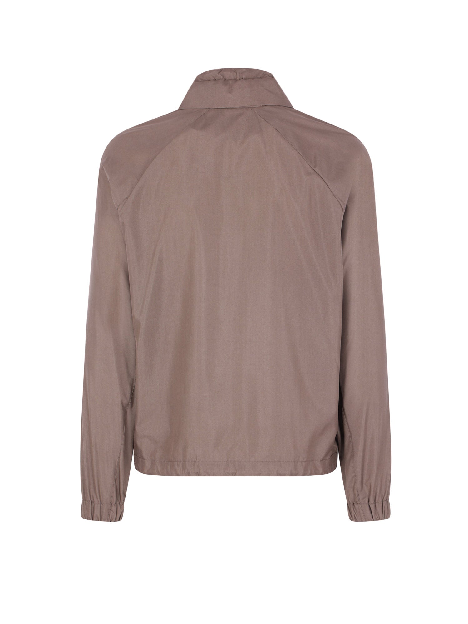 Brunello Cucinelli Jackets Brown Seta Poliuretano