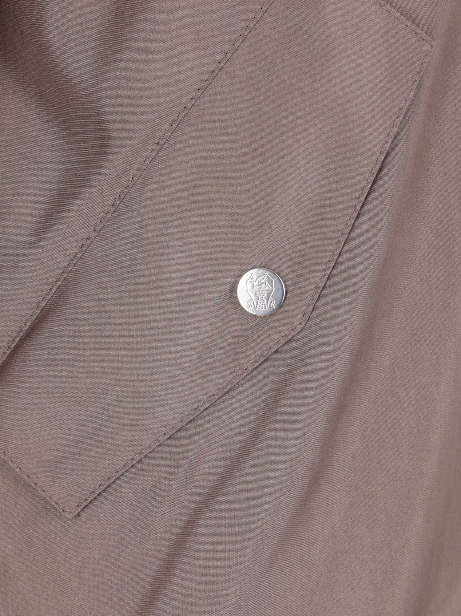 Brunello Cucinelli Jackets Brown Seta Poliuretano