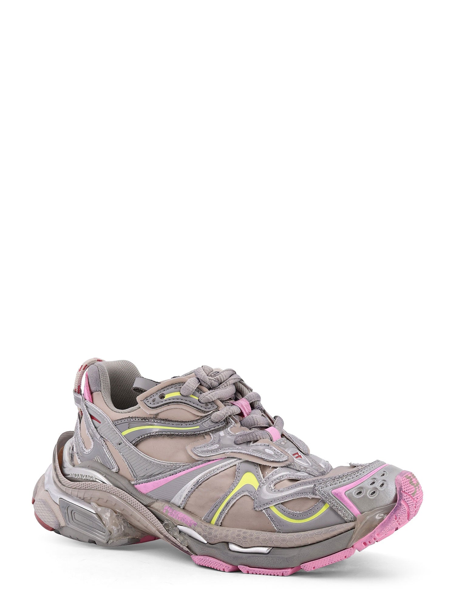 Balenciaga Sneakers Beige/gry/f Yel/pink T Polyurethane Polyester