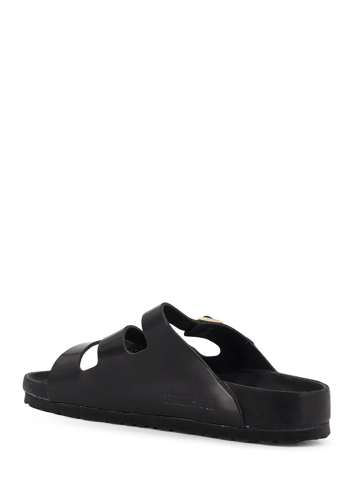 Birkenstock Sandals Shine Black Pelle
