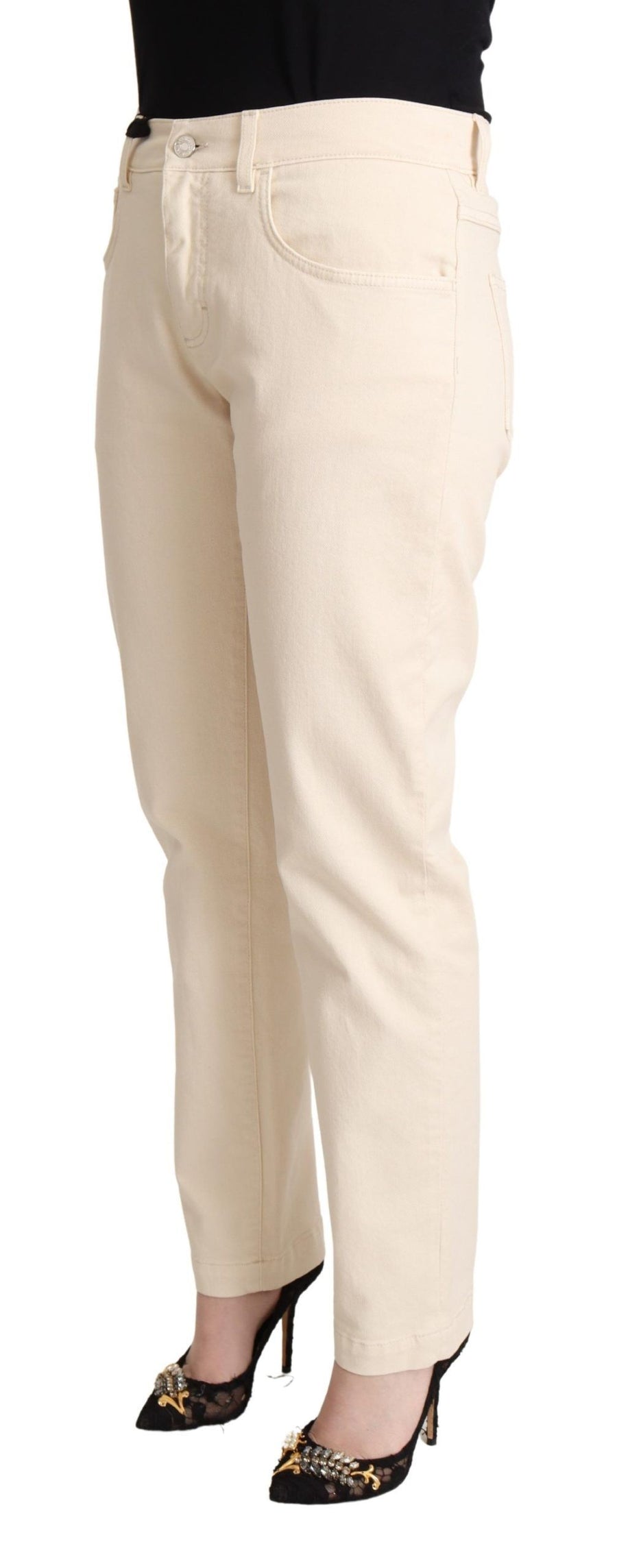 Dolce & Gabbana 98% Cotton 2% Elastane jeans in white