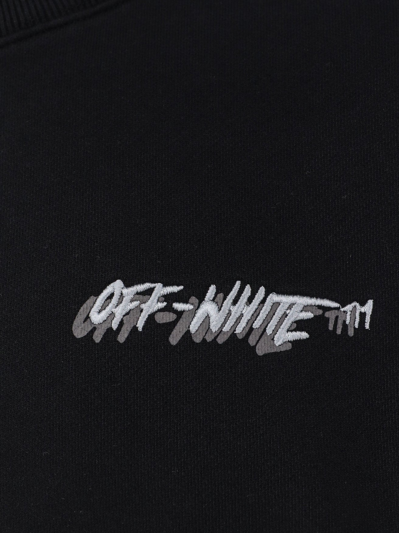 Off White Sweaters Black Cotone