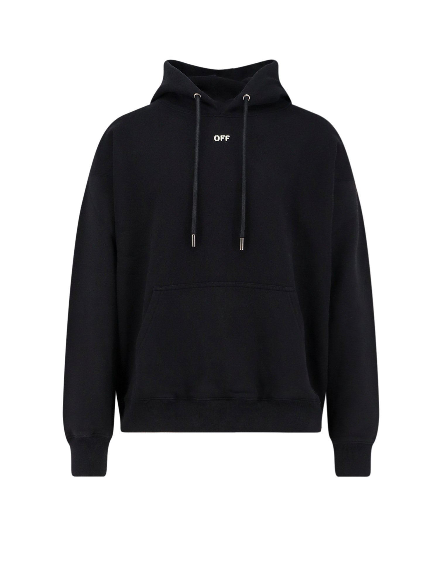 Off White Sweaters Black Cotone