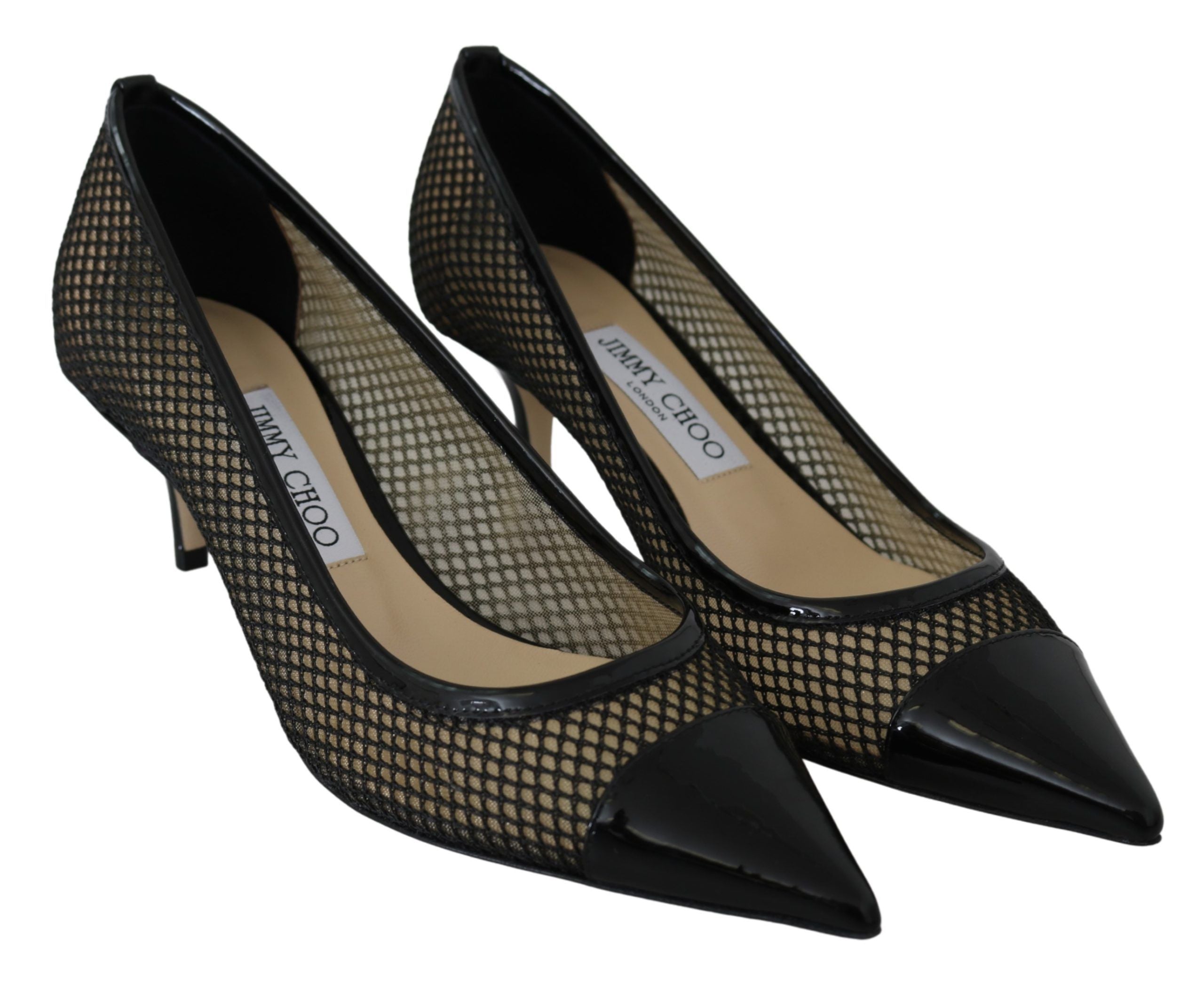 Jimmy Choo Patent leather heels in black — view 2