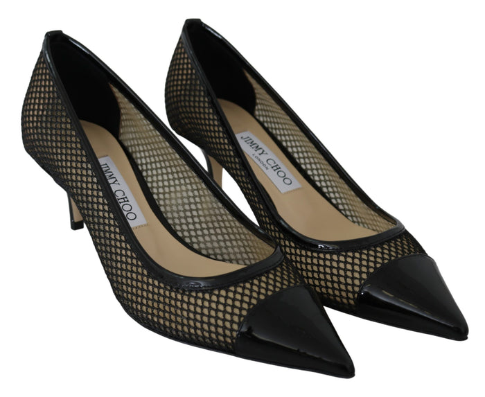 Jimmy Choo Patent leather heels in black — view 2