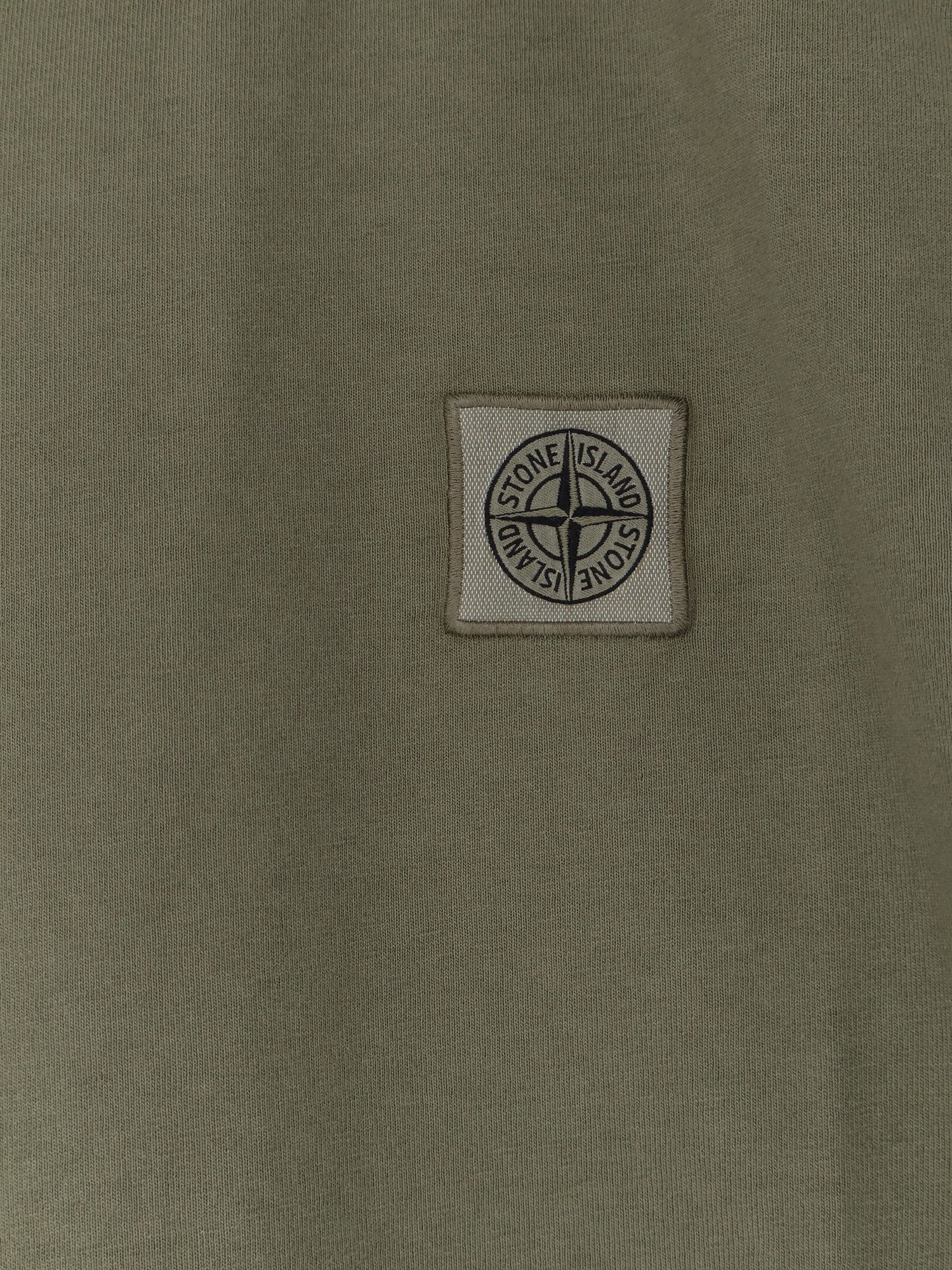 Stone Island T-shirts and Polos Military Green Cotone Organico