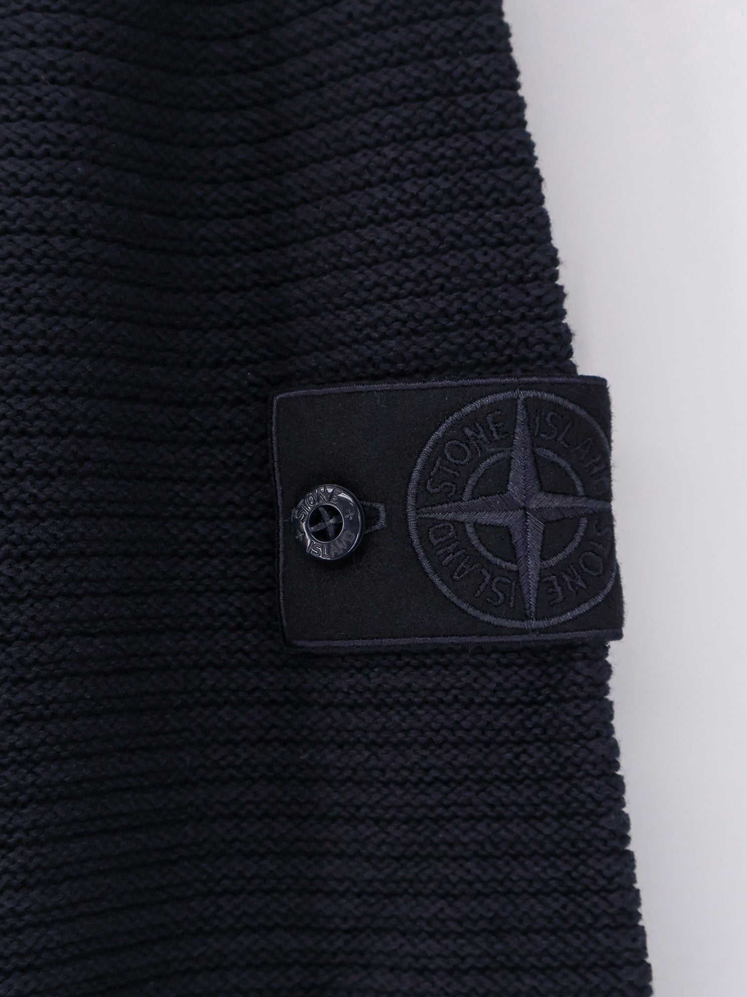 Stone Island Sweaters Blue Cotone