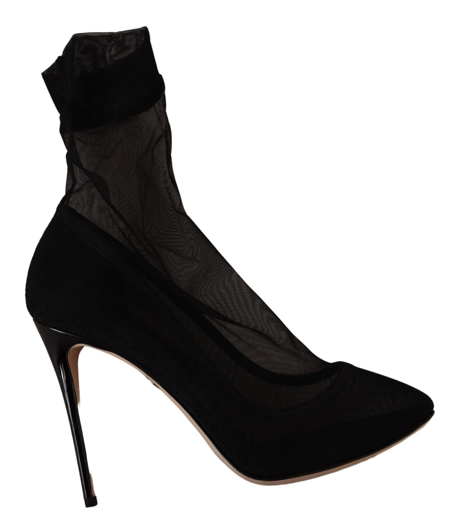 Dolce & Gabbana 14% Elastane boot in black
