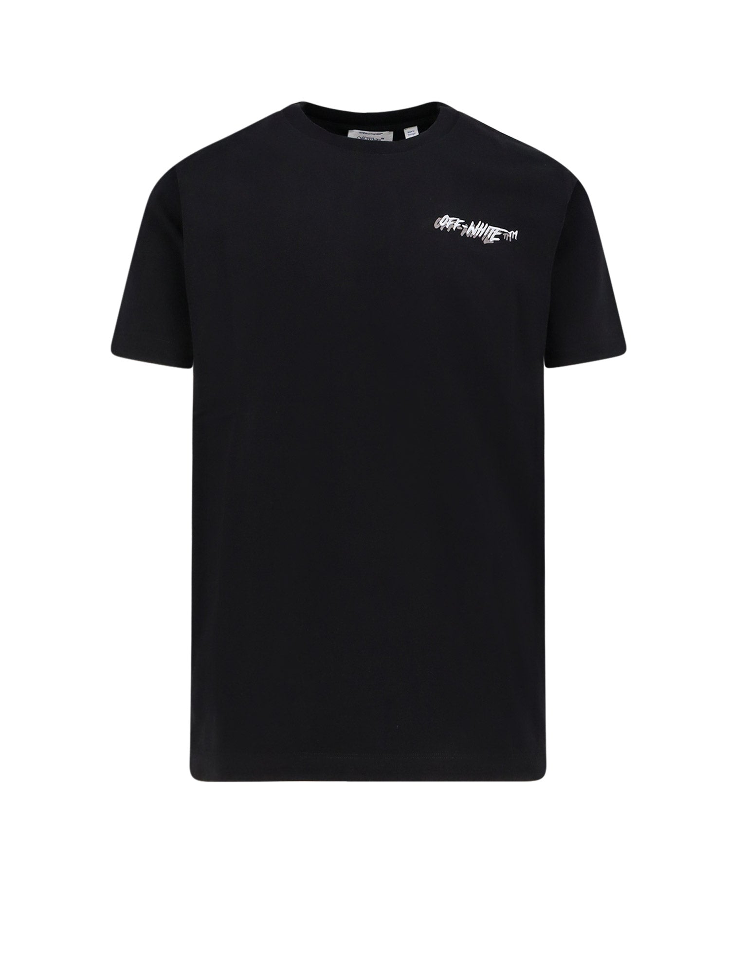 Off White T-shirts and Polos Black Cotone
