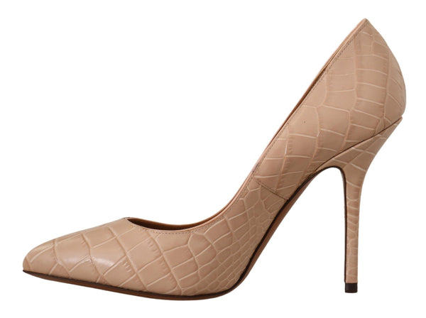Dolce & Gabbana 100% Leather heel in beige