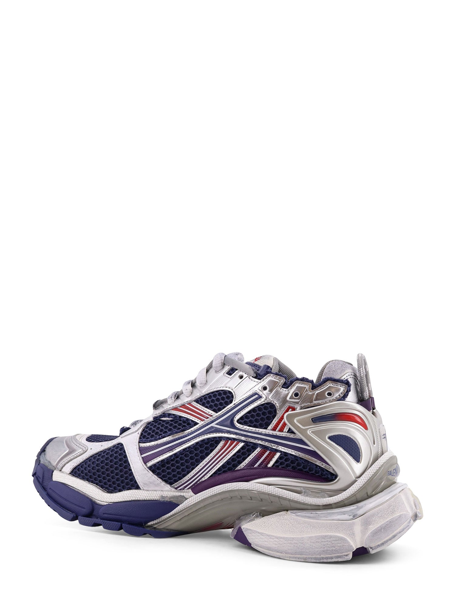 Balenciaga Sneakers Navy / Red Grey Nylon/gomma