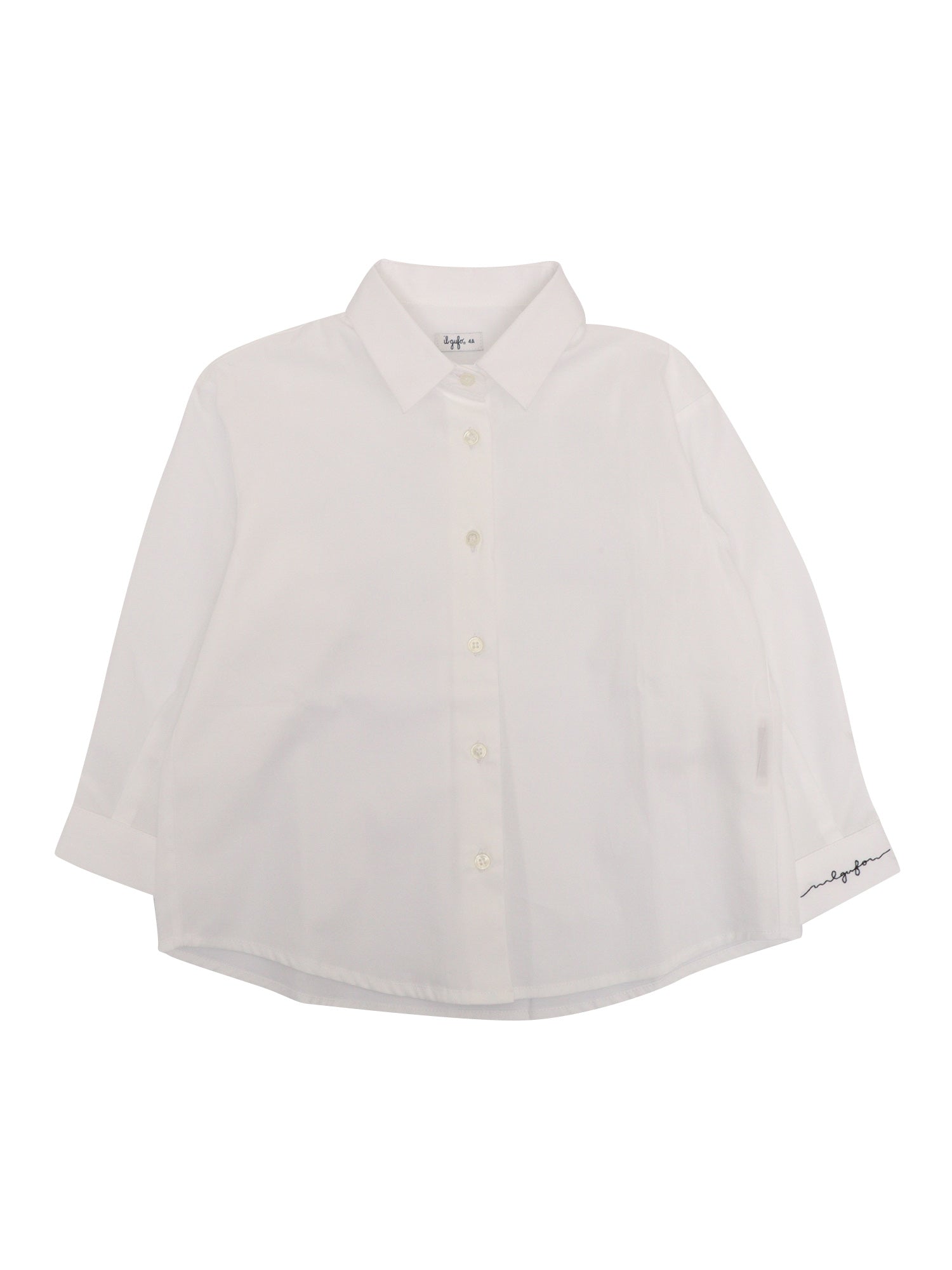 SHIRT White Cotton Elastane