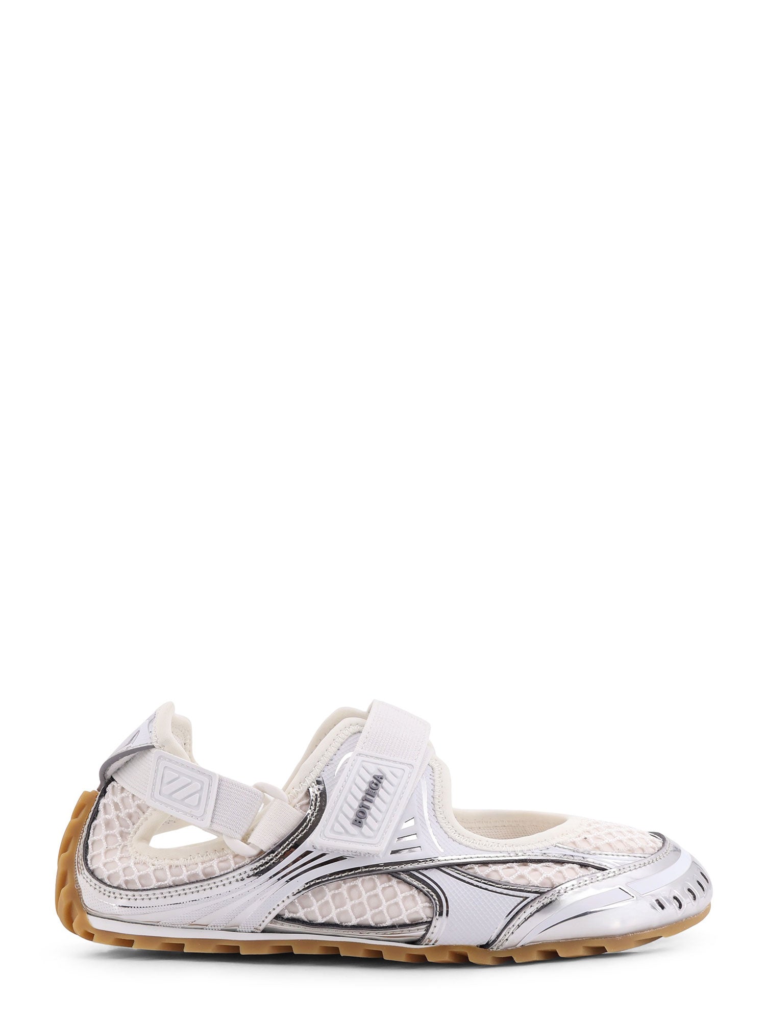 Bottega Veneta Sneakers Silver-white-opw Nylon/gomma
