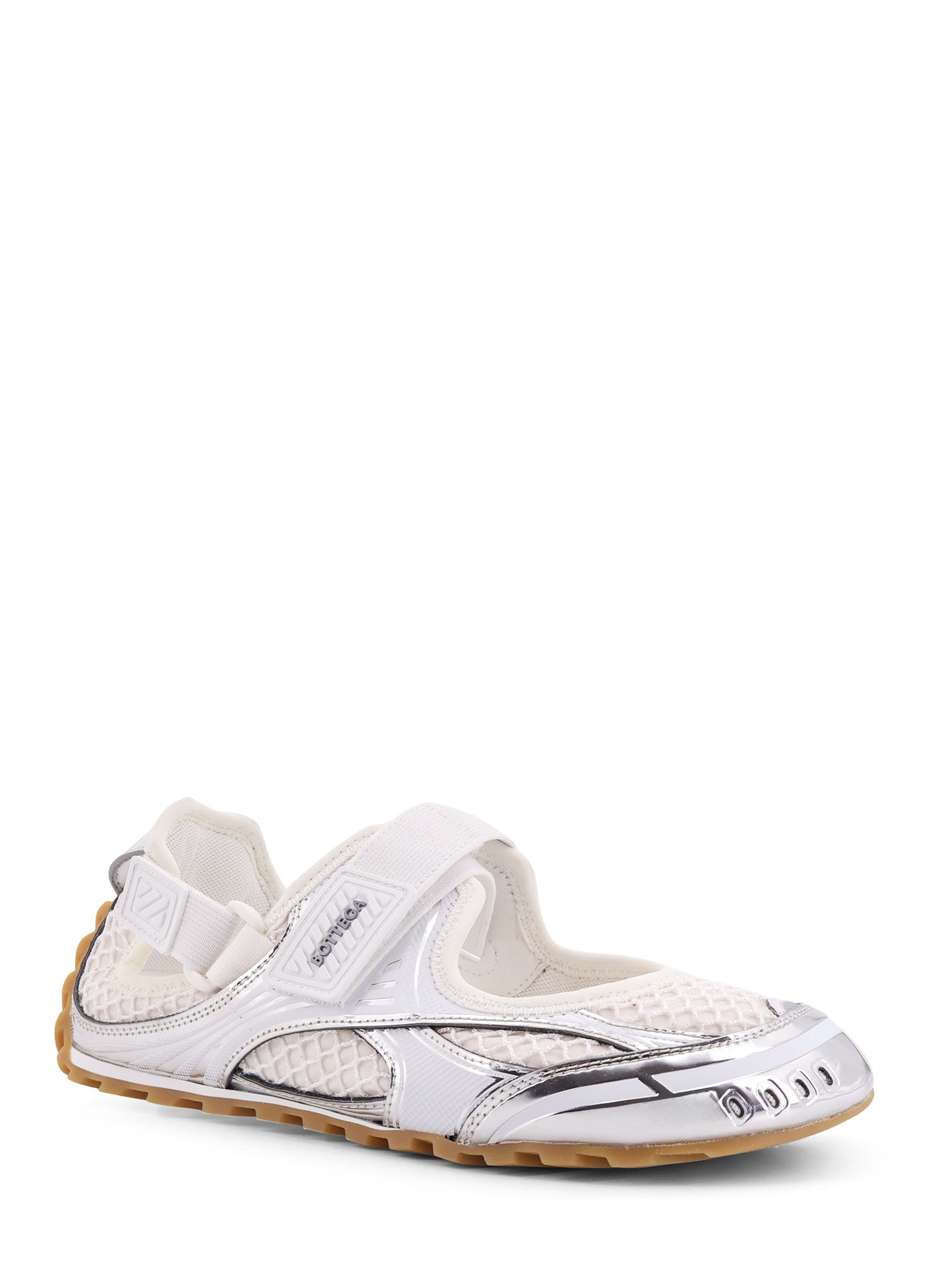 Bottega Veneta Sneakers Silver-white-opw Nylon/gomma
