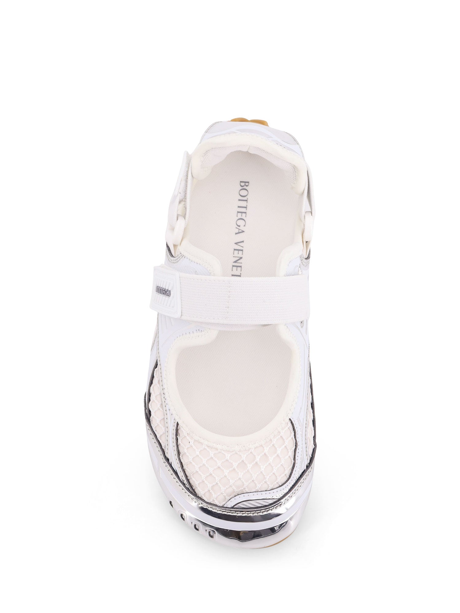 Bottega Veneta Sneakers Silver-white-opw Nylon/gomma