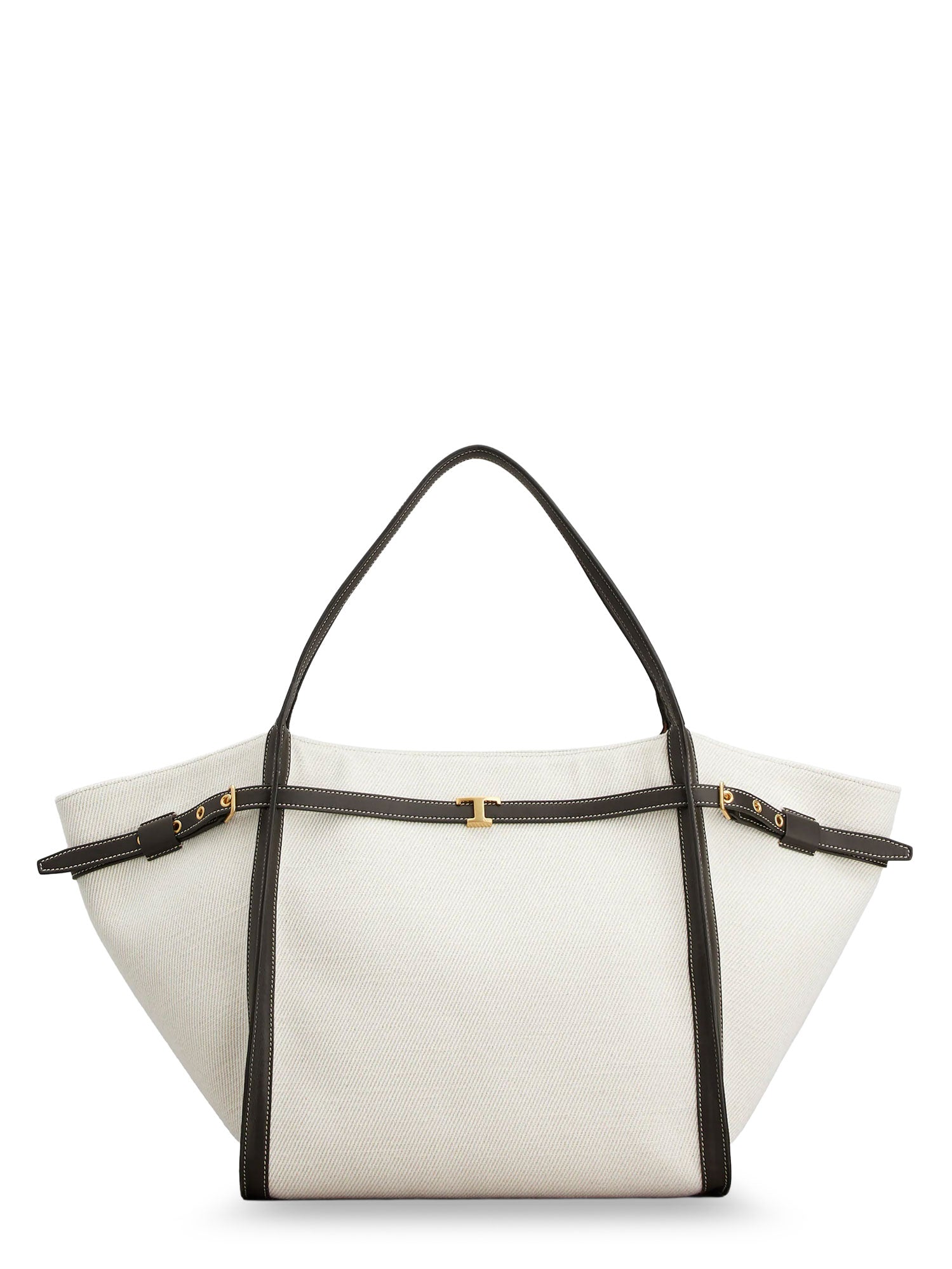 Tods Bags White Canvas/lino/pelle