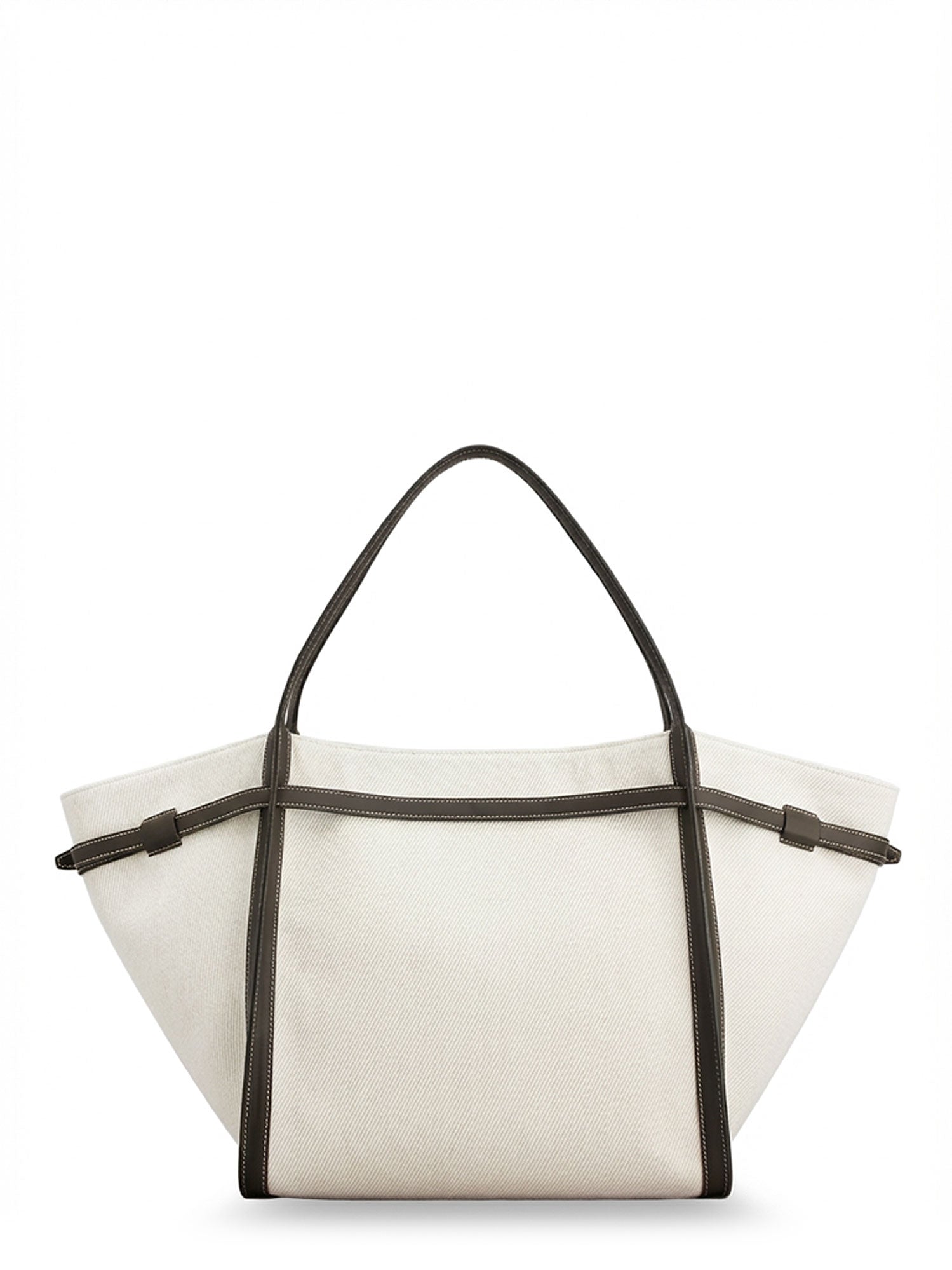 Tods Bags White Canvas/lino/pelle