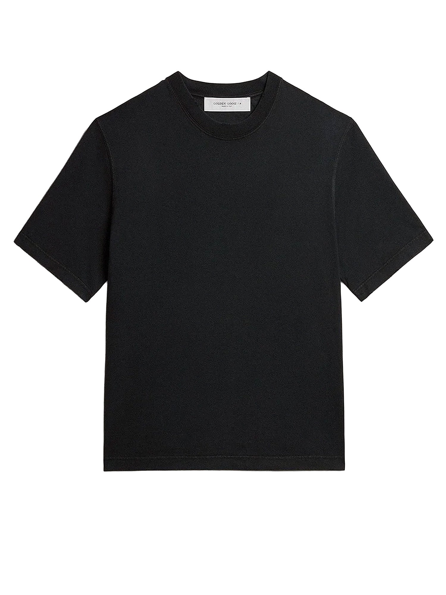 Golden Goose T-Shirts And Polos Washedblack Calfskin