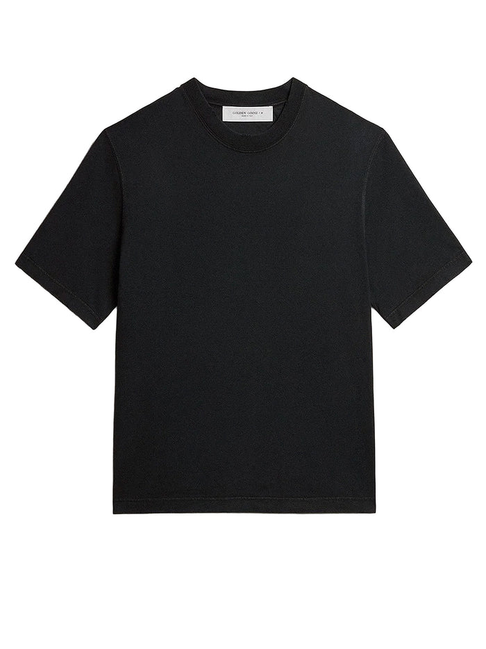 Golden Goose T-Shirts And Polos Washedblack Calfskin