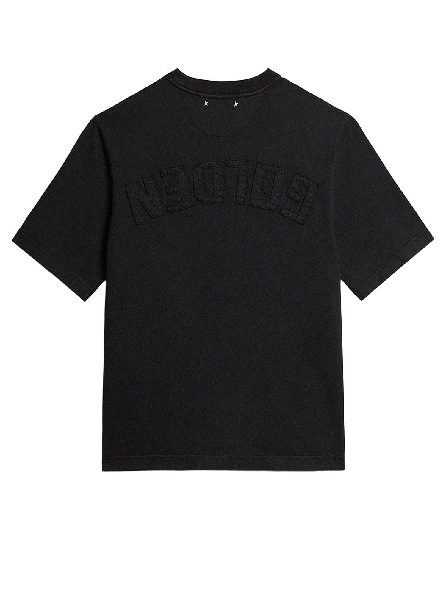 Golden Goose T-Shirts And Polos Washedblack Calfskin