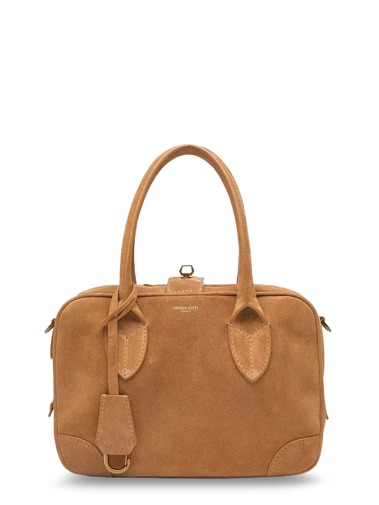 Golden Goose Bags Camel Suede