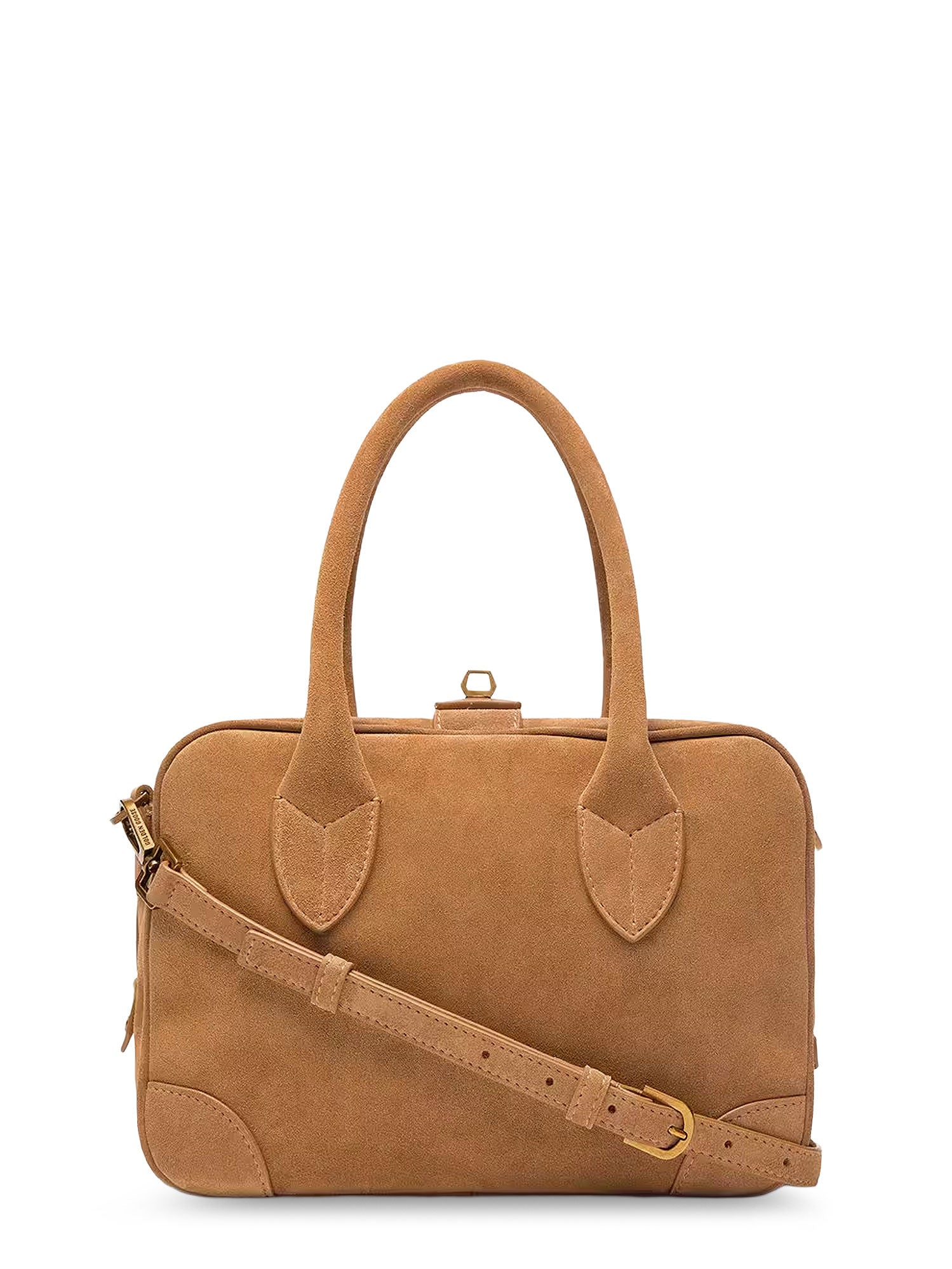 Golden Goose Bags Camel Suede