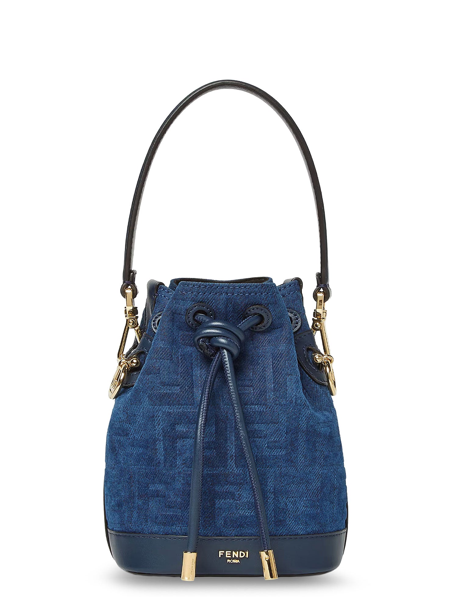 Fendi Bags Blu Abisso Pelle/denim