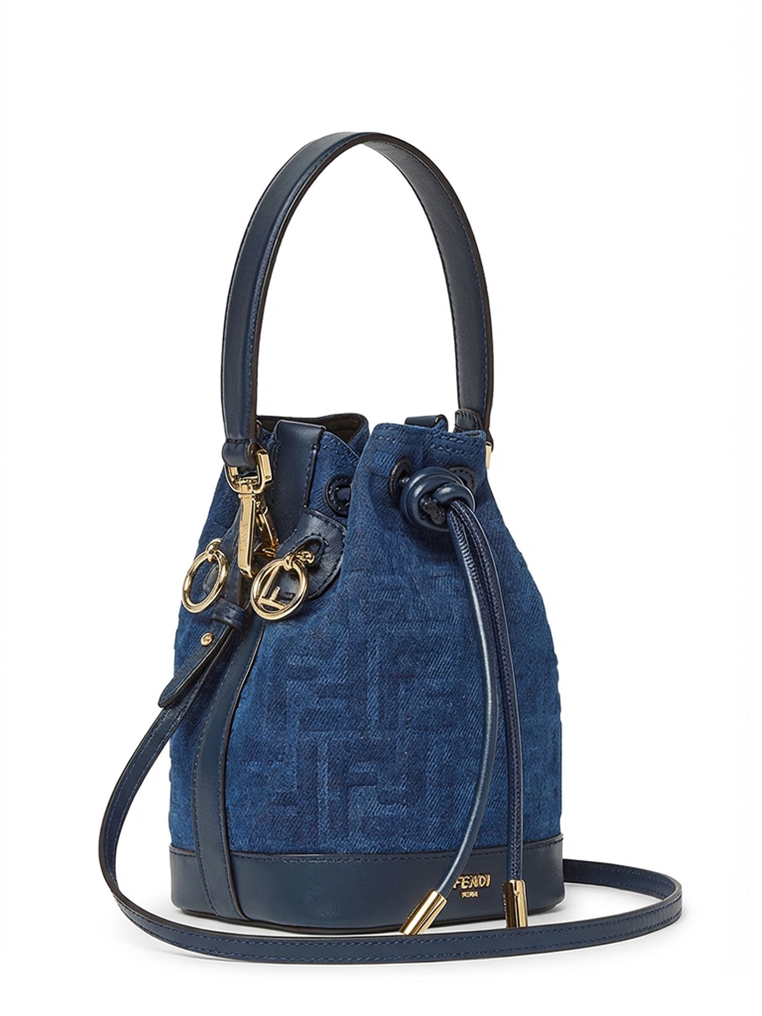 Fendi Bags Blu Abisso Pelle/denim