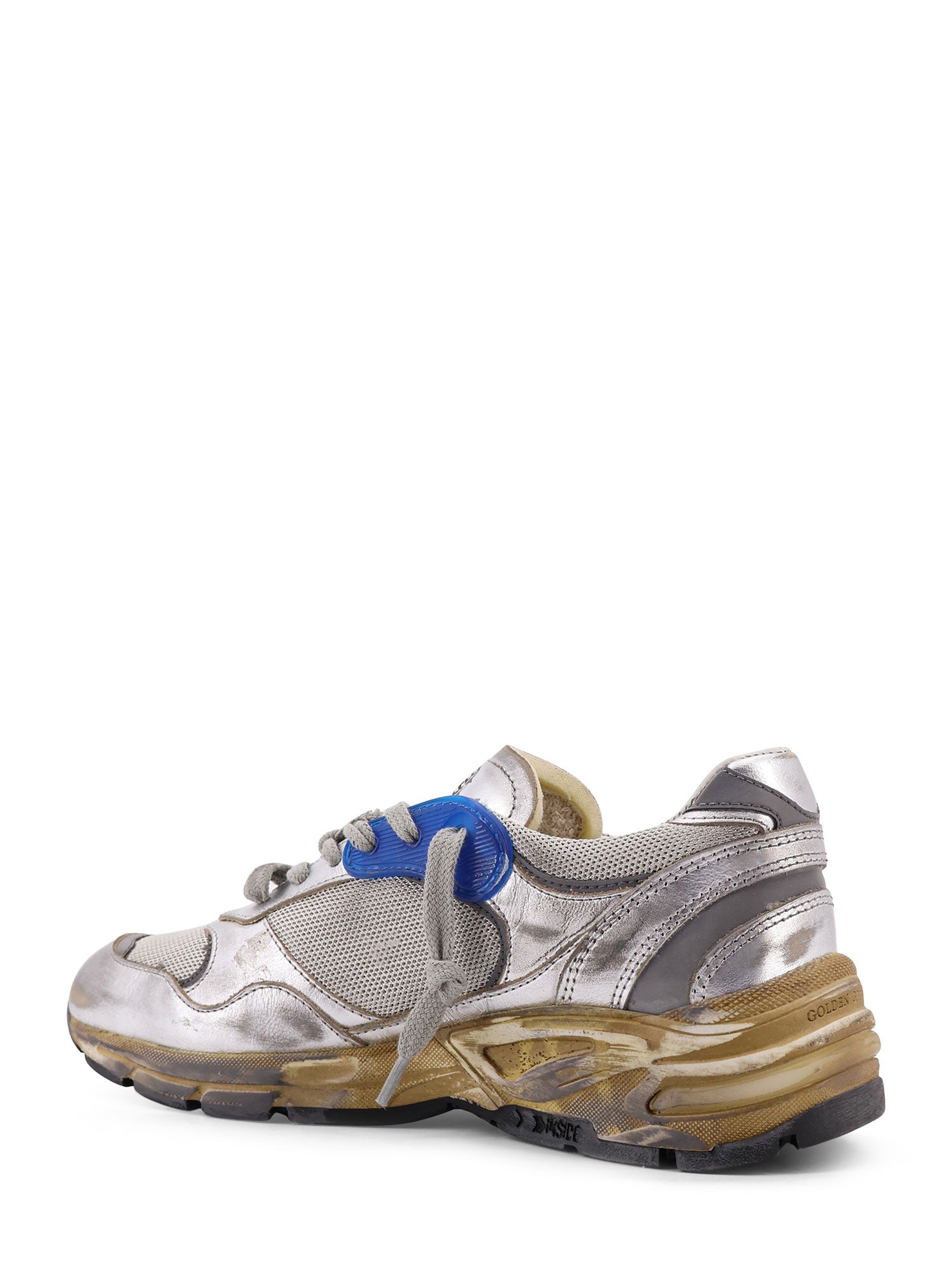 Golden Goose Sneakers Silverwhite Mesh/pelle