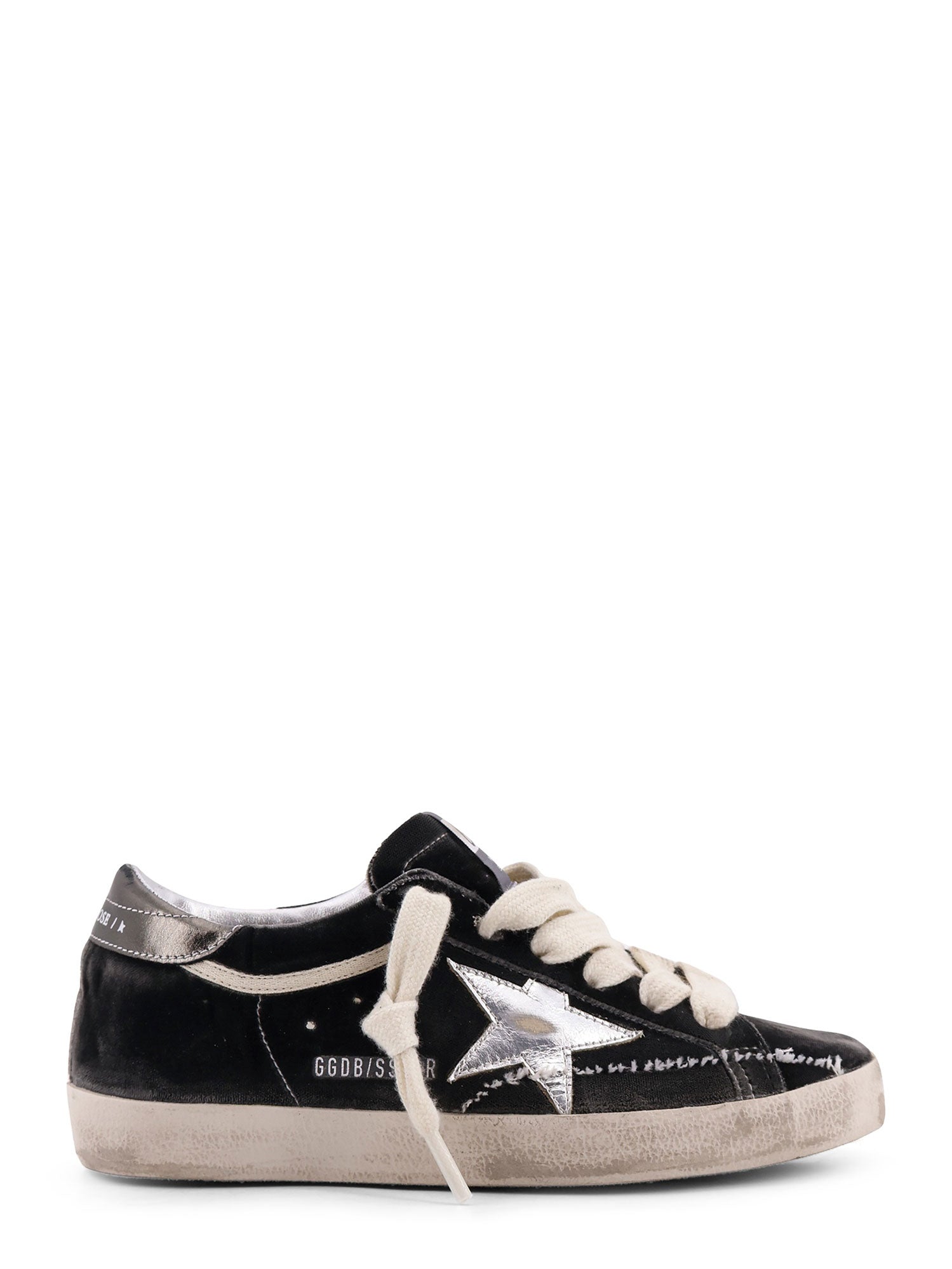Golden Goose Sneakers Greysilver Cotone/pelle