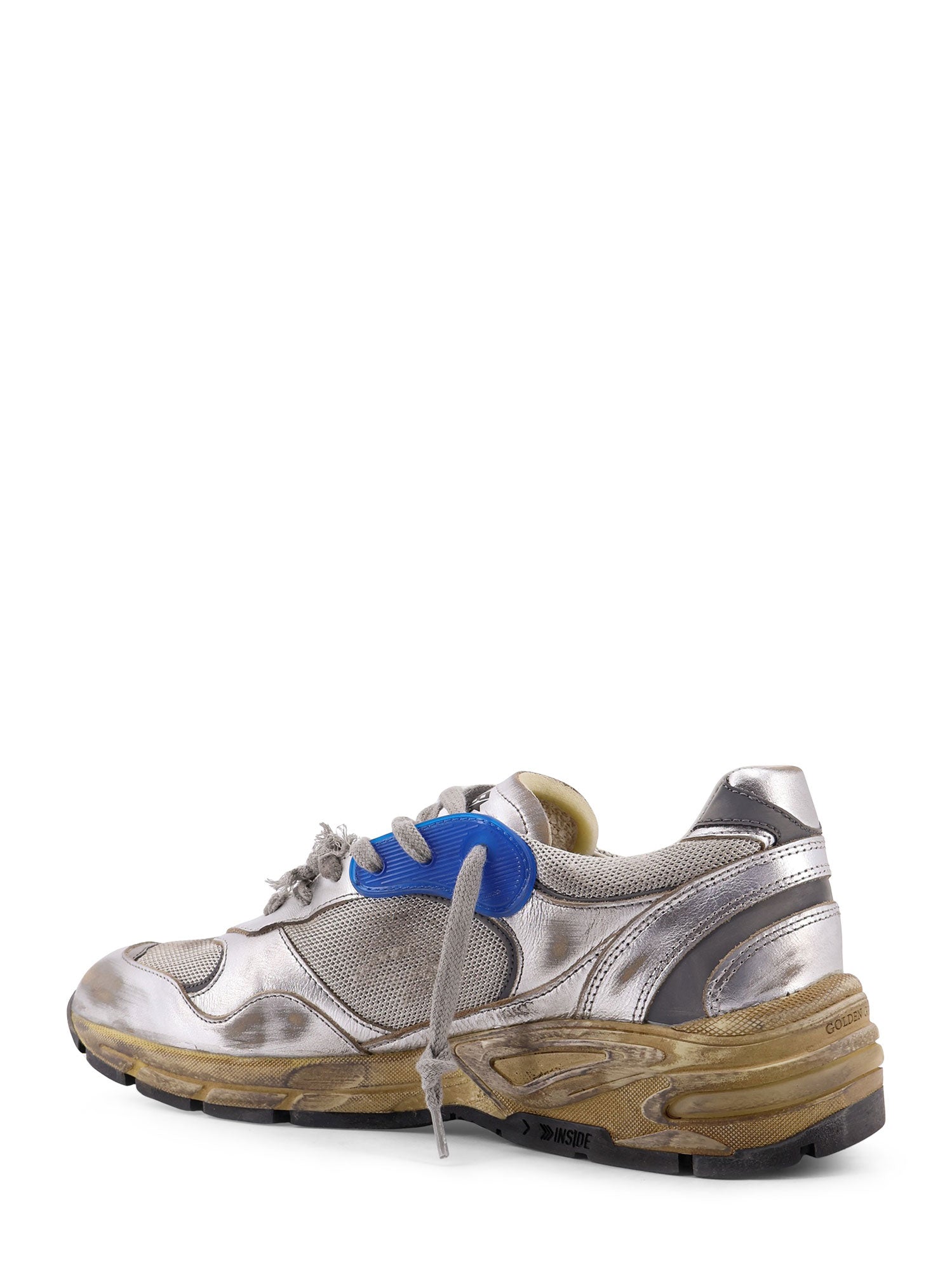 Golden Goose Sneakers Silverwhite Mesh/pelle