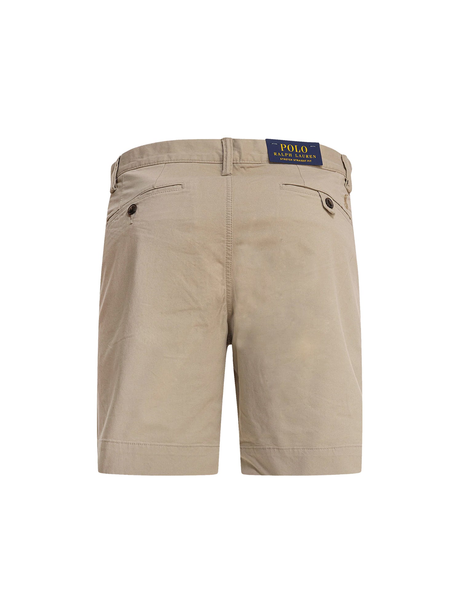 Polo Ralph Lauren Shorts Khaki Tan Cotone Elastan