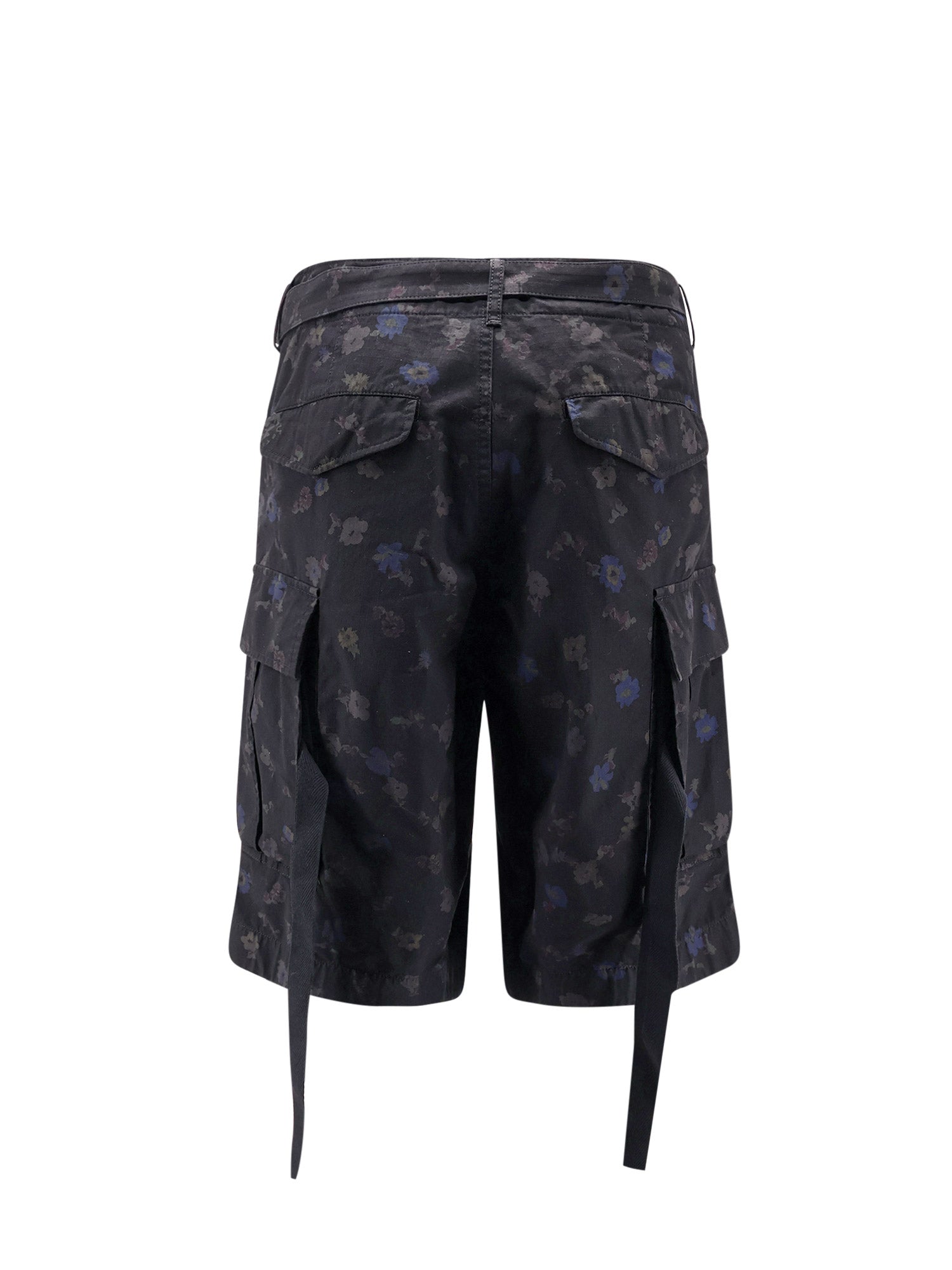 Sacai Shorts Black Cotone