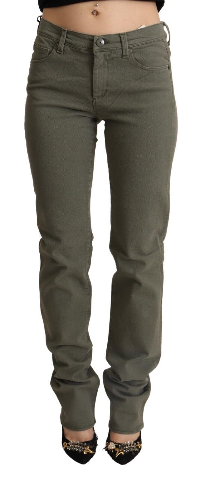 Ermanno Scervino 98% Cotton jeans in gray