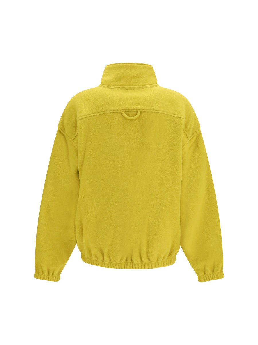 Jacket Polar Wool Zip-Up Wax Fleece Knitwear