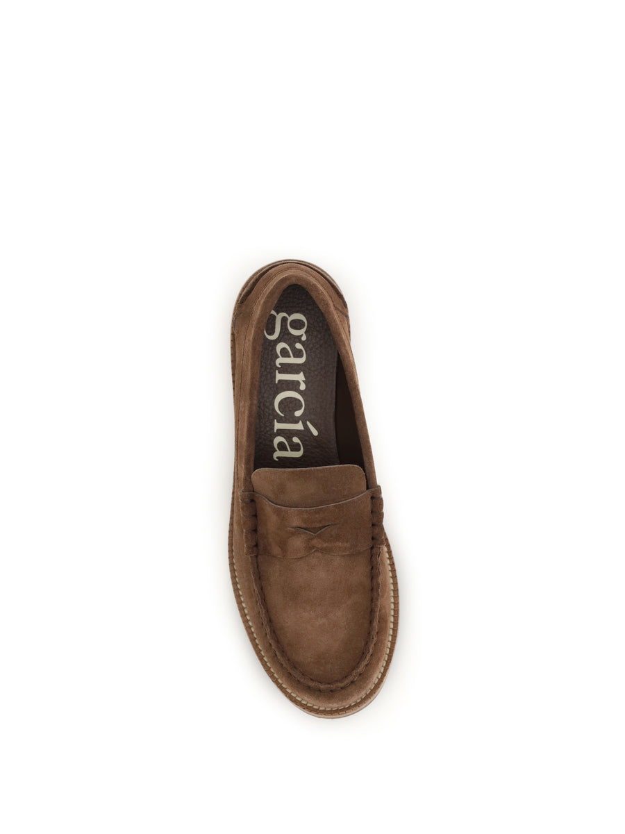 Loafers Sabela Chestnut Calf Leather Brown-rose Matt