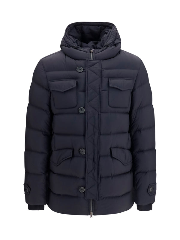 Down Jacket Black Outer: Polyester Padded &