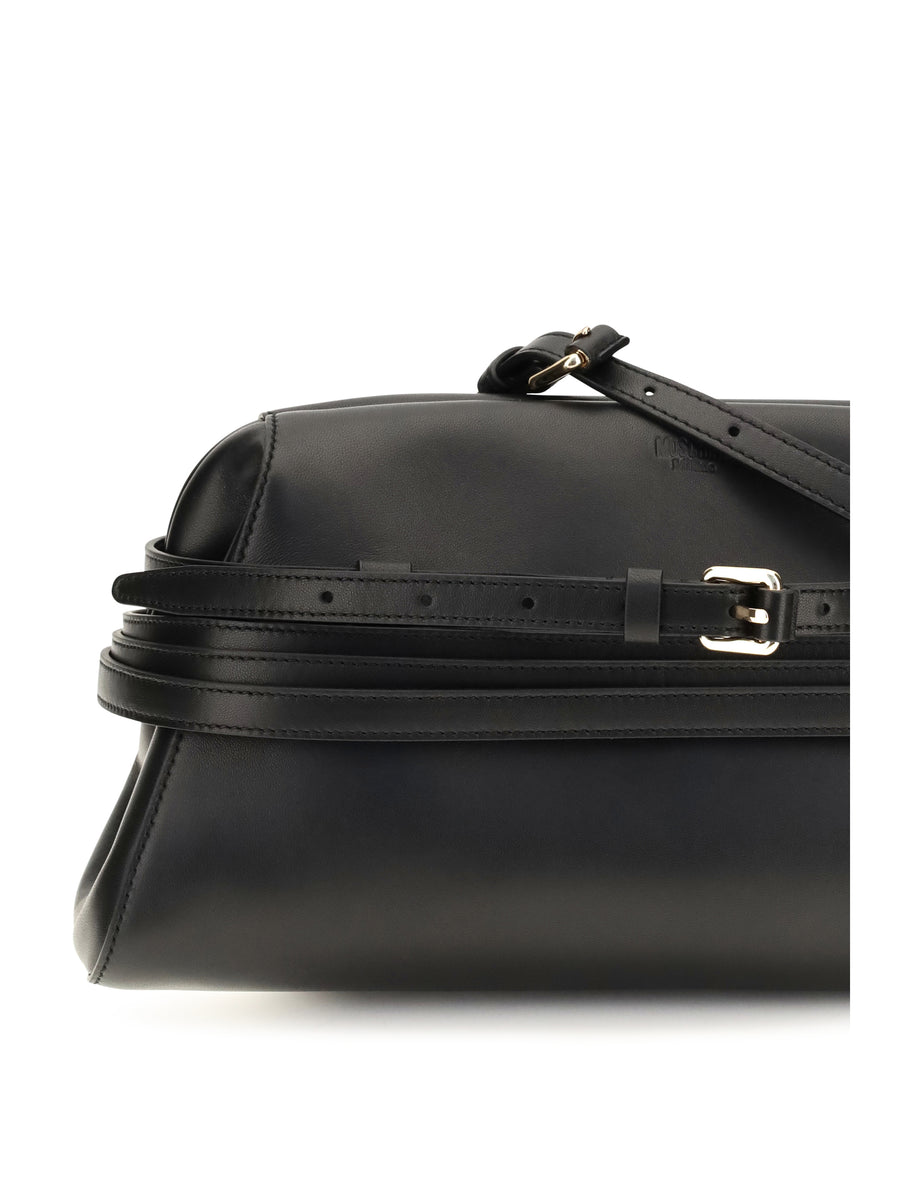 Handbag Nappa Black Leather Shoulder Bags